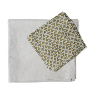 Nappe et serviettes en