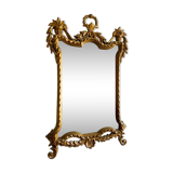 Miroir bois sculpté style régence