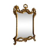 Miroir bois sculpté style régence