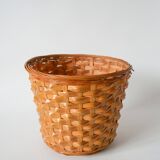 cache-pot en osier droit 19 X 15 cm
