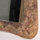 Grand miroir en cuir 