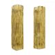 Pair of Mazzega-Style Gold Yellow Murano Glass Sconces