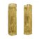 Pair of Mazzega-Style Gold Yellow Murano Glass Sconces