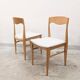 Set de 4 chaises scandinaves