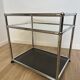 Table d’appoint USM Haller en verre et Gris Anthracite