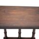 Renaissance-style wooden table or console, antique furniture, side table.