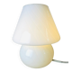 Opaline Glass Swirl Mushroom Table Lamp By Hala Zeist, The Netherlands 1960S
