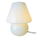 Opaline Glass Swirl Mushroom Table Lamp By Hala Zeist, The Netherlands 1960S