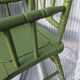 Green children's chair in turned wood