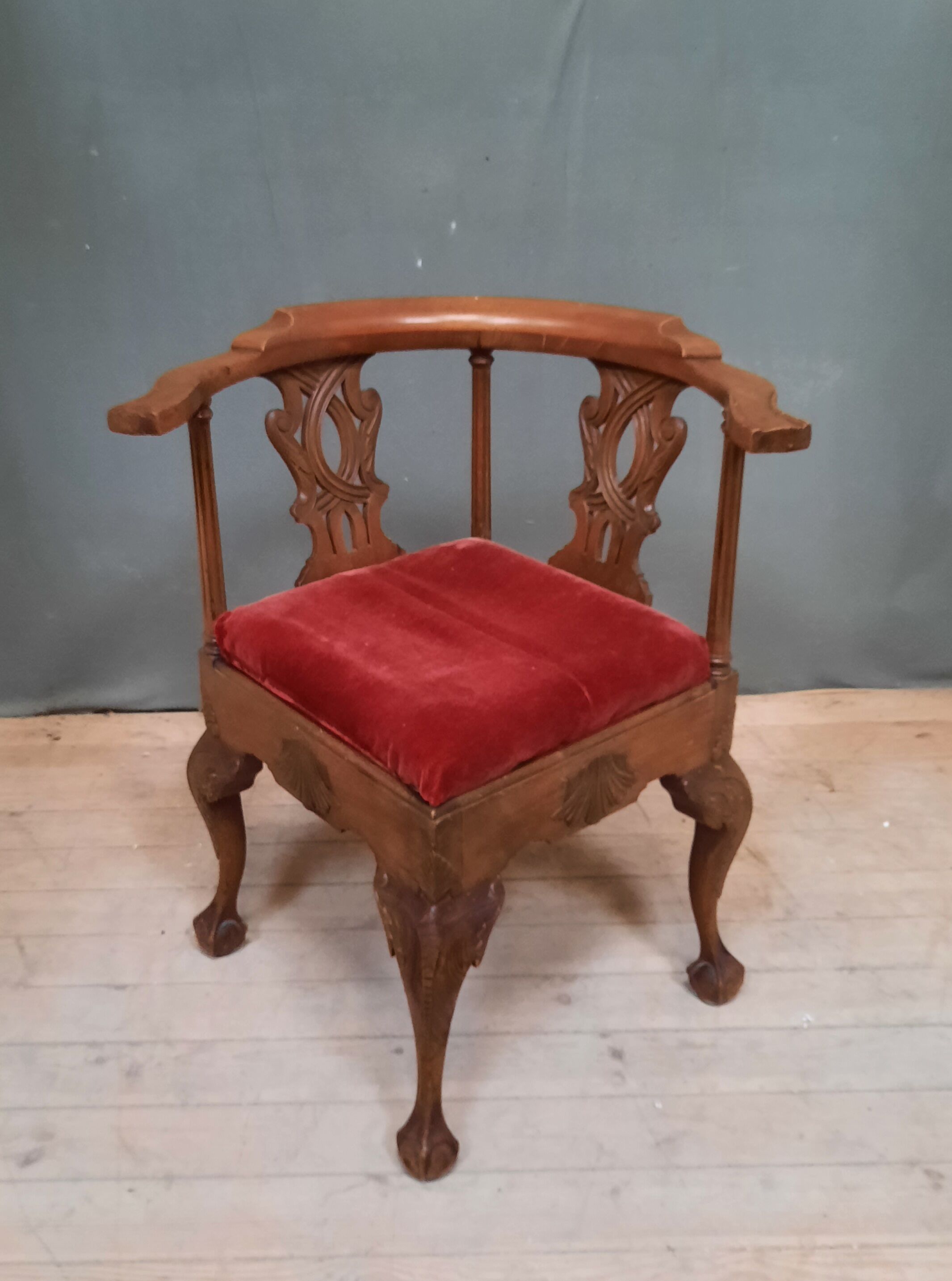Fauteuil de coin de style anglais