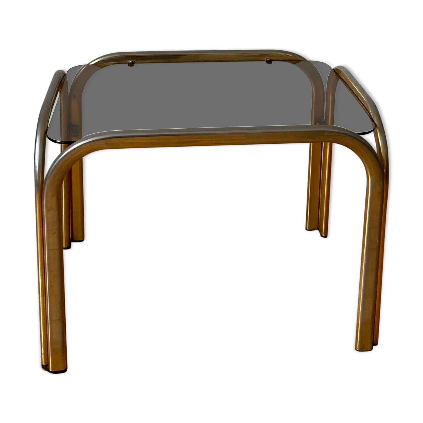 Smoked glass coffee table