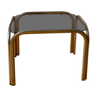 Smoked glass coffee table