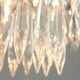Vintage Italian Crystal & Chrome Chandelier, 1970s