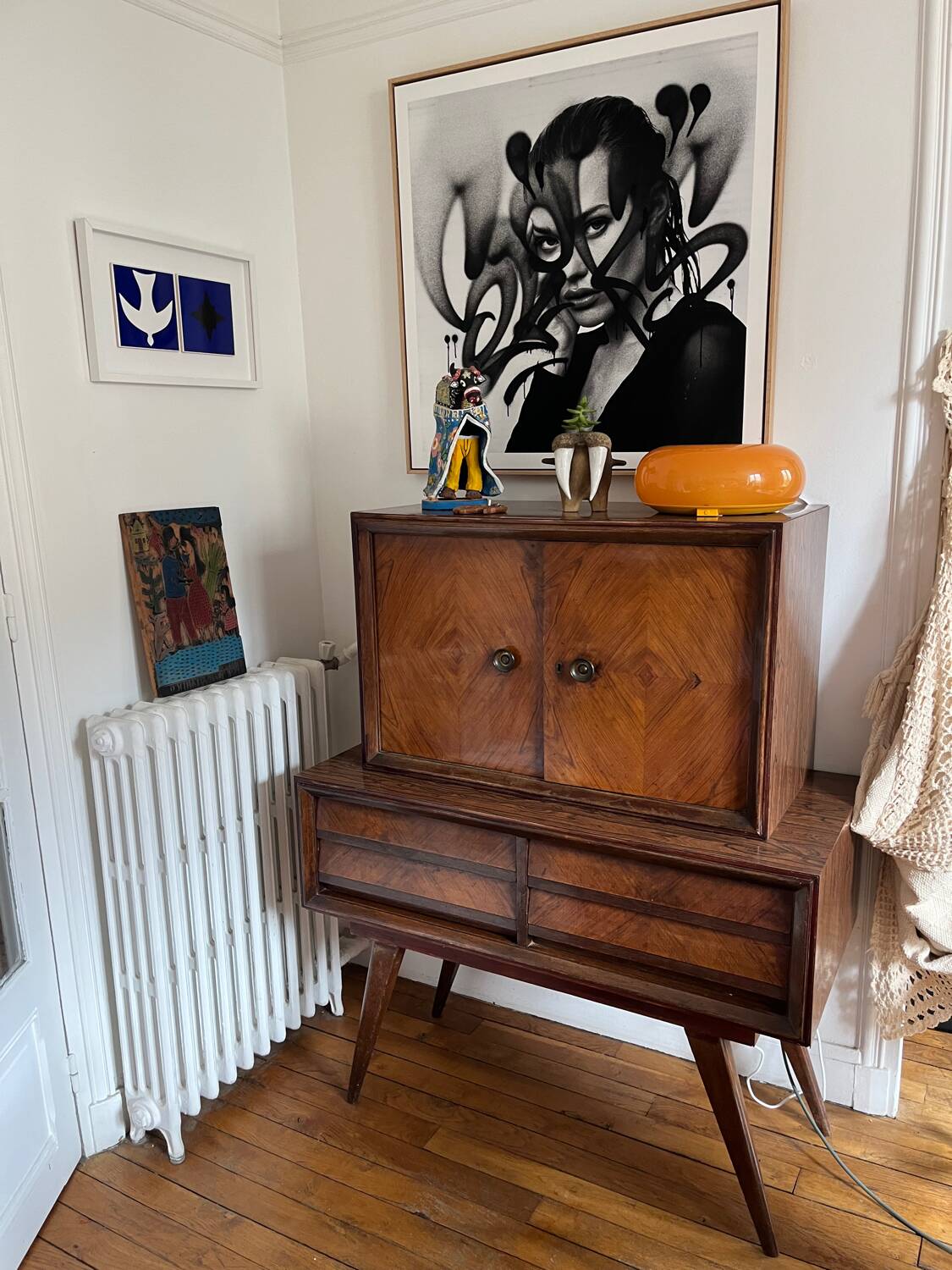 Brazil. Bar cabinet in caviuna and rosewood
