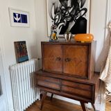 Brazil. Bar cabinet in caviuna and rosewood