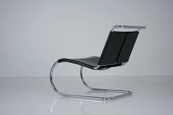 Chaise en acier tubulaire MR30/5 par Ludwig Mies van der Rohe pour Knoll