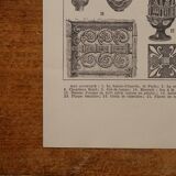 Lithographie originale sur l'art gothique
