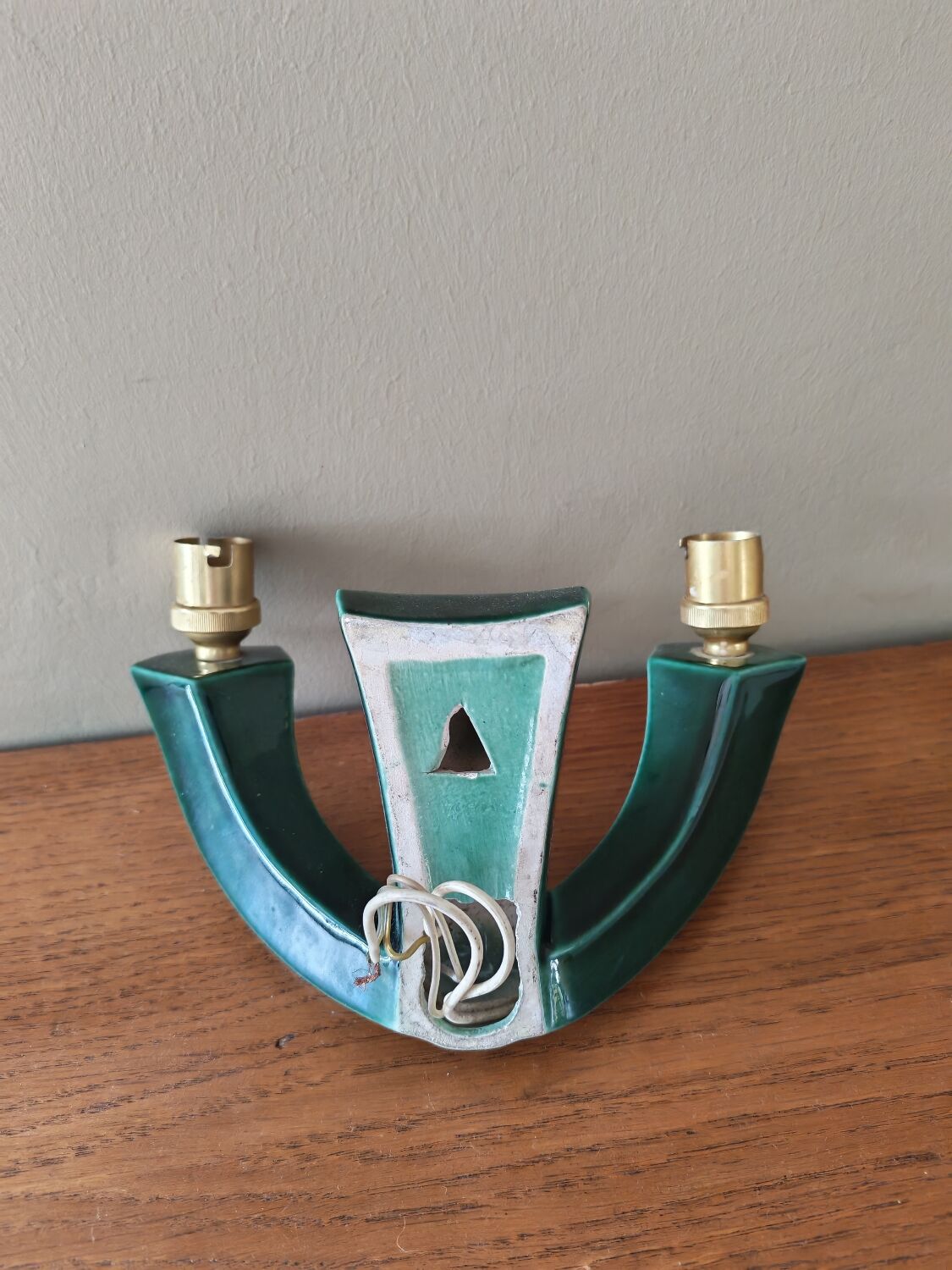 Vintage ceramic wall light
