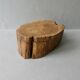 Boite en bois monoxyle, travail artisanal
