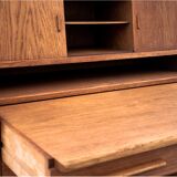 Secrétaire en teck, Danemark, années 1960