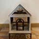 Iron and wood bird cage