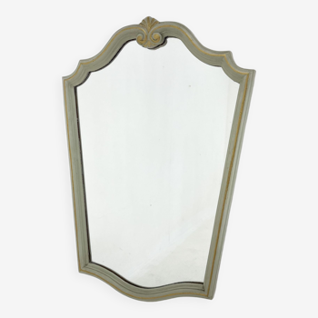 Vintage French Wooden Mirror, 1970's