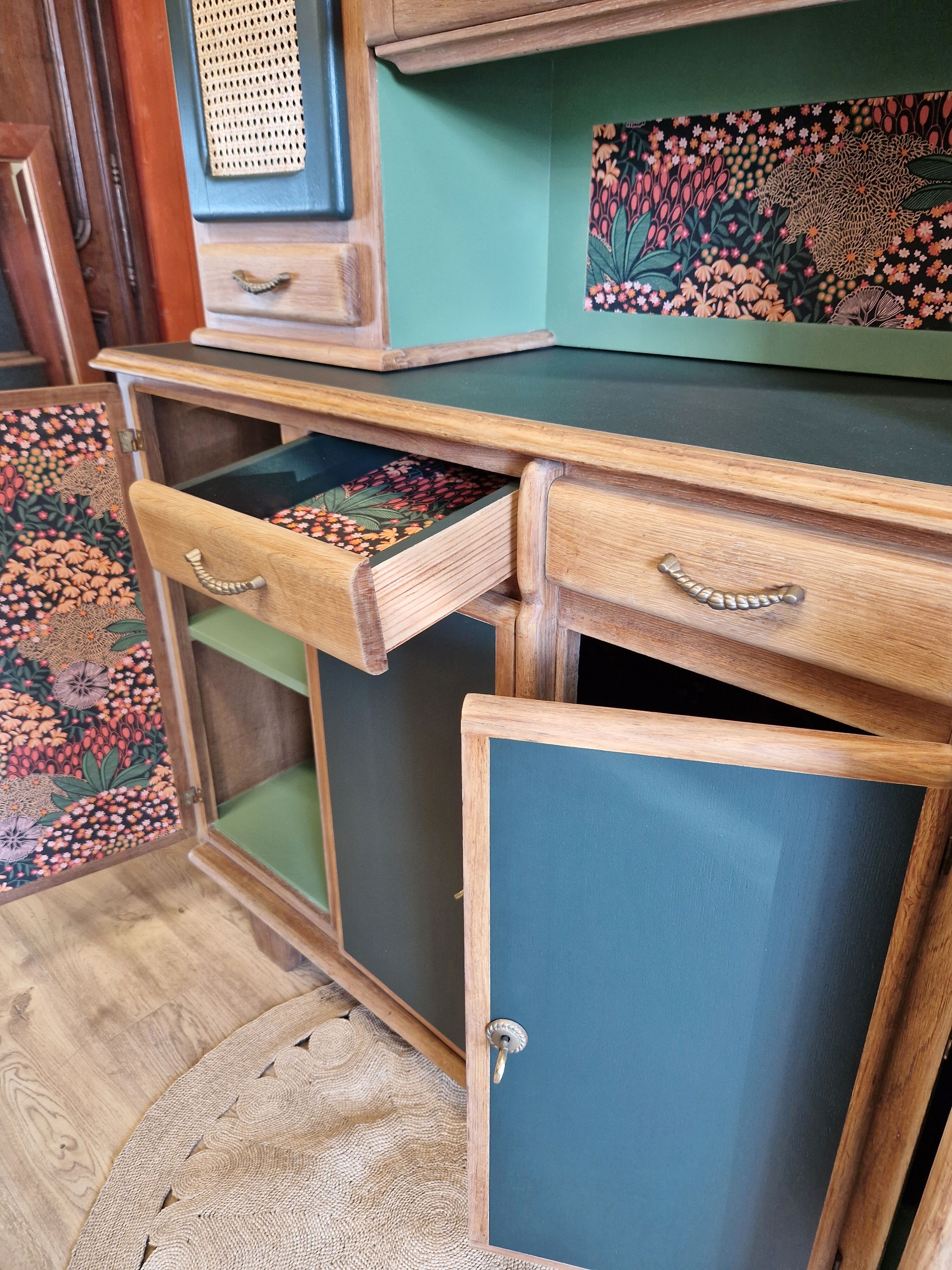 Mado furniture restyled in oak and canning