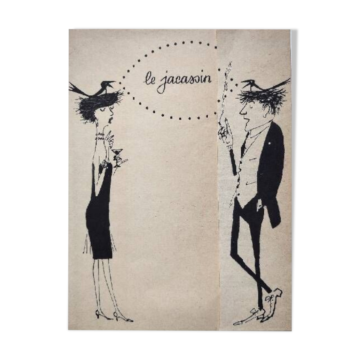 Damaging illustration from 1962 "the jacassin"