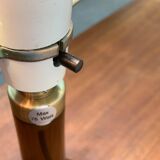 Vintage Danish table lamp model Fleur in glass by Michael Bang for Holmegaard, 1970s.