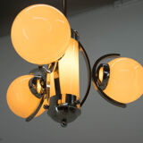 Art deco chandelier, 1930s, restored