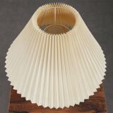 Brass and teak desk lamp
