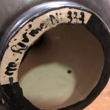 Ceramic lamp signed Jean Rivière 1950