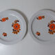 2 vintage Saxon porcelain presentation dishes