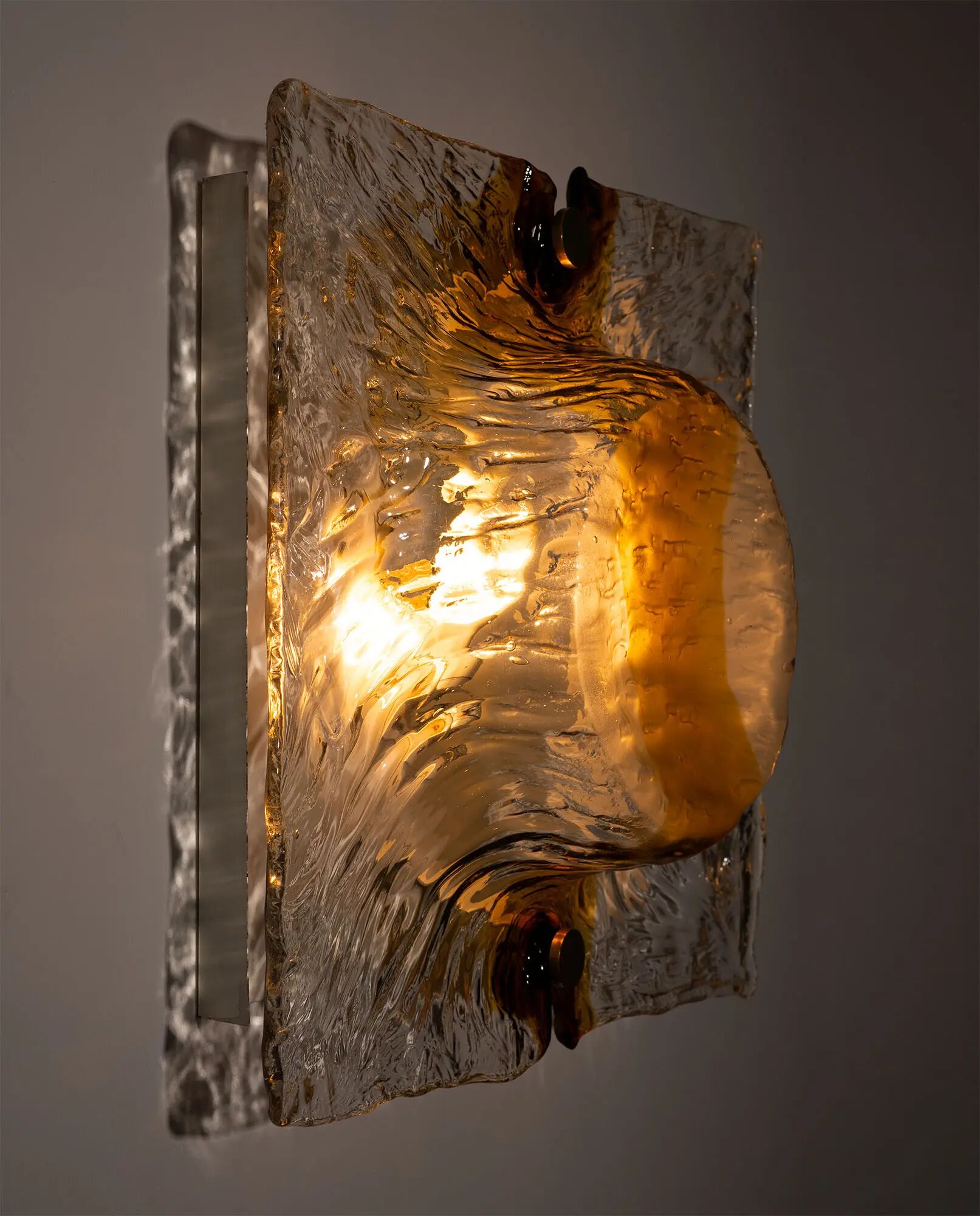 Toni Zuccheri, wall lamp for Venini, Italy 1960's