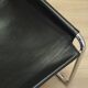 Leather chair, Italian design, 1970s, production: Italy