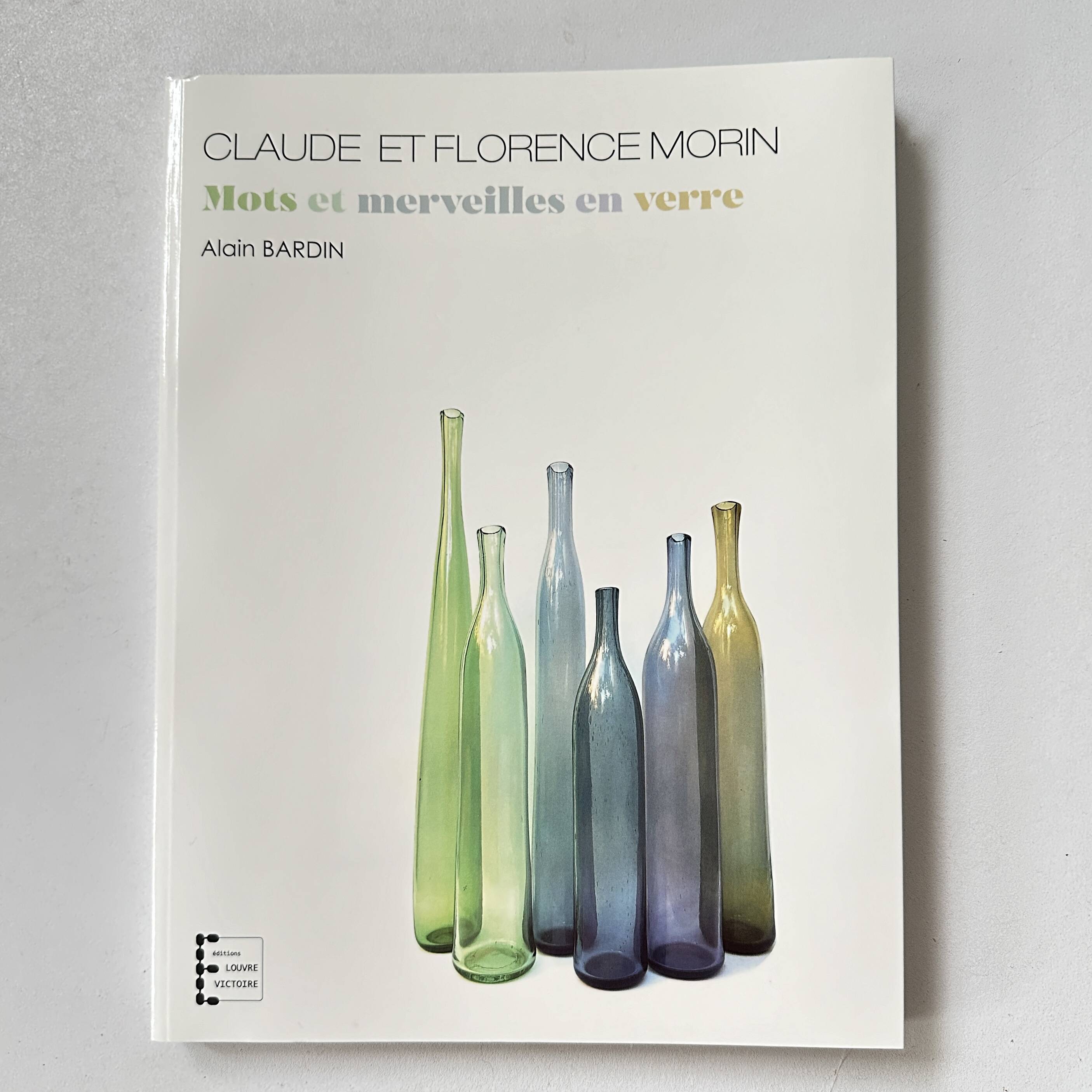 Vase en verre soufflé par Claude Morin, 1979