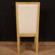 Set de 8 chaises italiennes laquées et peintes