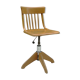 Stoll office chair, swivelling and adjustable in height