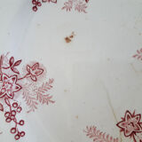 Flat plate in Amandinese earthenware model Margot