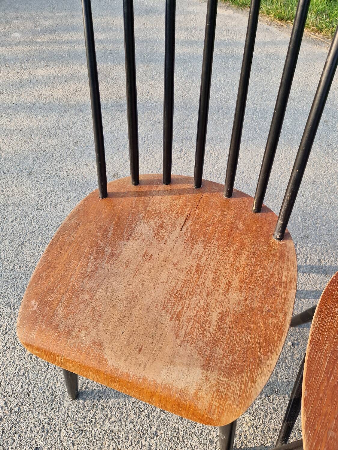 Set of 6 Fannett Scandinavian chairs by Ilmari Tapiovaara 1960.