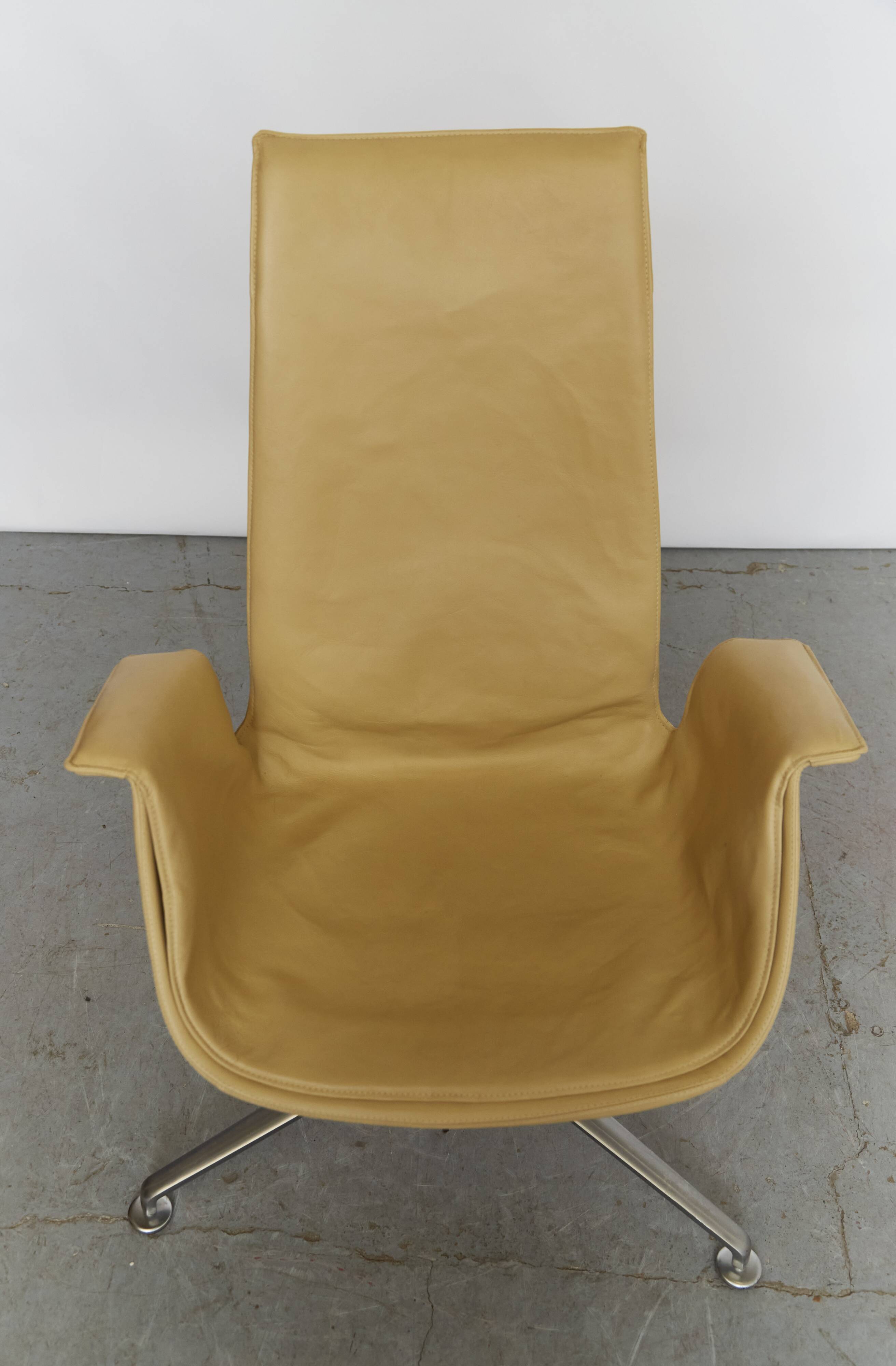 Chaise Tulipe Pivotante Modèle 6725 par Preben Fabricius & Jørgen Kastholm pour Walter Knoll