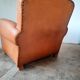 Old leather club chair 1940-1950