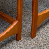 Scandinavian teak nesting coffee tables