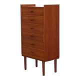 Vintage Scandinavian teak chest of drawers 1960