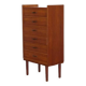 Vintage Scandinavian teak chest of drawers 1960