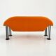 Postmodern two-seater sofa by Burkhard Vogtherr for Hain & Tohme, 1980.