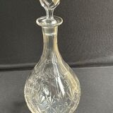 Blown and cut crystal decanter