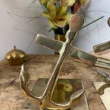 Brass bookends