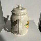 Vintage sunflower teapot Sarreguemines model Farandole H:20cm