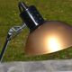 Lampe de bureau articulée Aluminor années 80